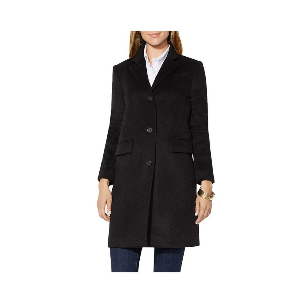 Lauren Ralph Lauren Wool-blend Reefer Coat Black CLASSIC 8